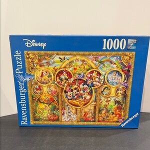 Ravensburger 🔴2/$25🔴The Best Disney Movies 1000 Pieces adult jigsaw puzzle